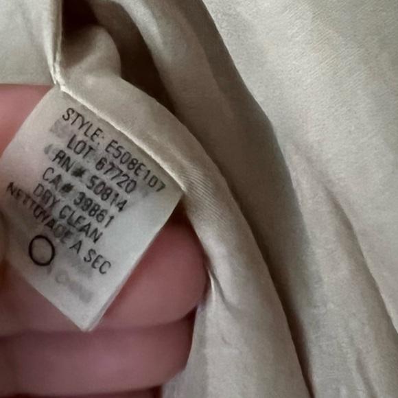 Elie Tahari Beige Linen Cotton Blend Embroidered Cropped Jacket - Picture 6 of 14